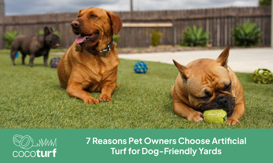 7 reasons pet owner choose artificial turf for dog friendly yards