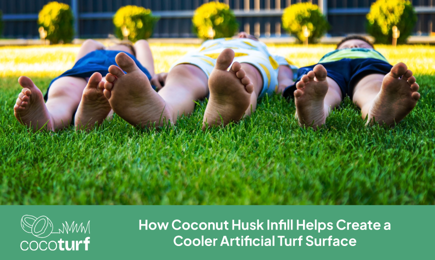 How Coconut Husk Infill Helps Create a Cooler Artificial Turf Surface