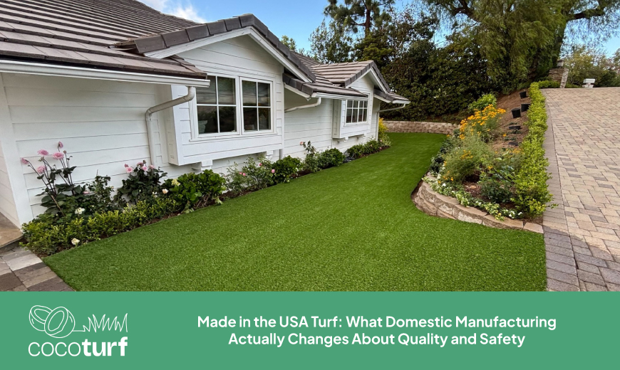 premium artificial turf installation in Los Angeles